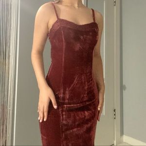 velvet dress